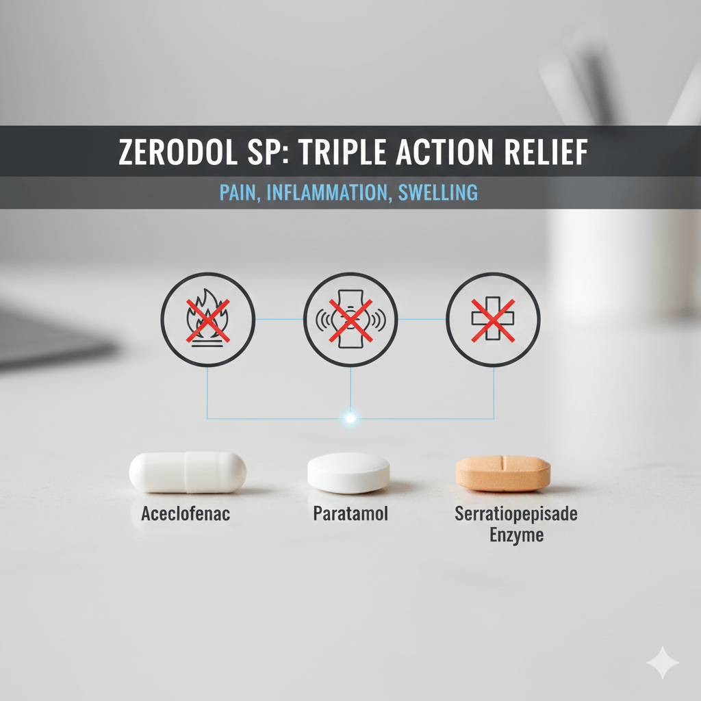 💊 Zerodol SP Tablet Uses: Understanding the Composition, Dosage, and Benefits