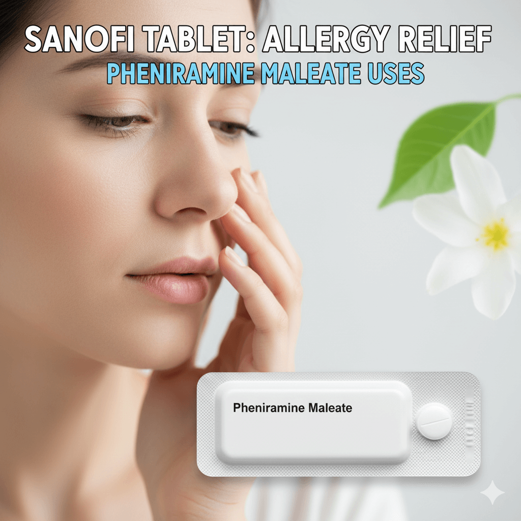 💊 Sanofi Tablet Uses: Understanding Pheniramine Maleate for Allergy Relief