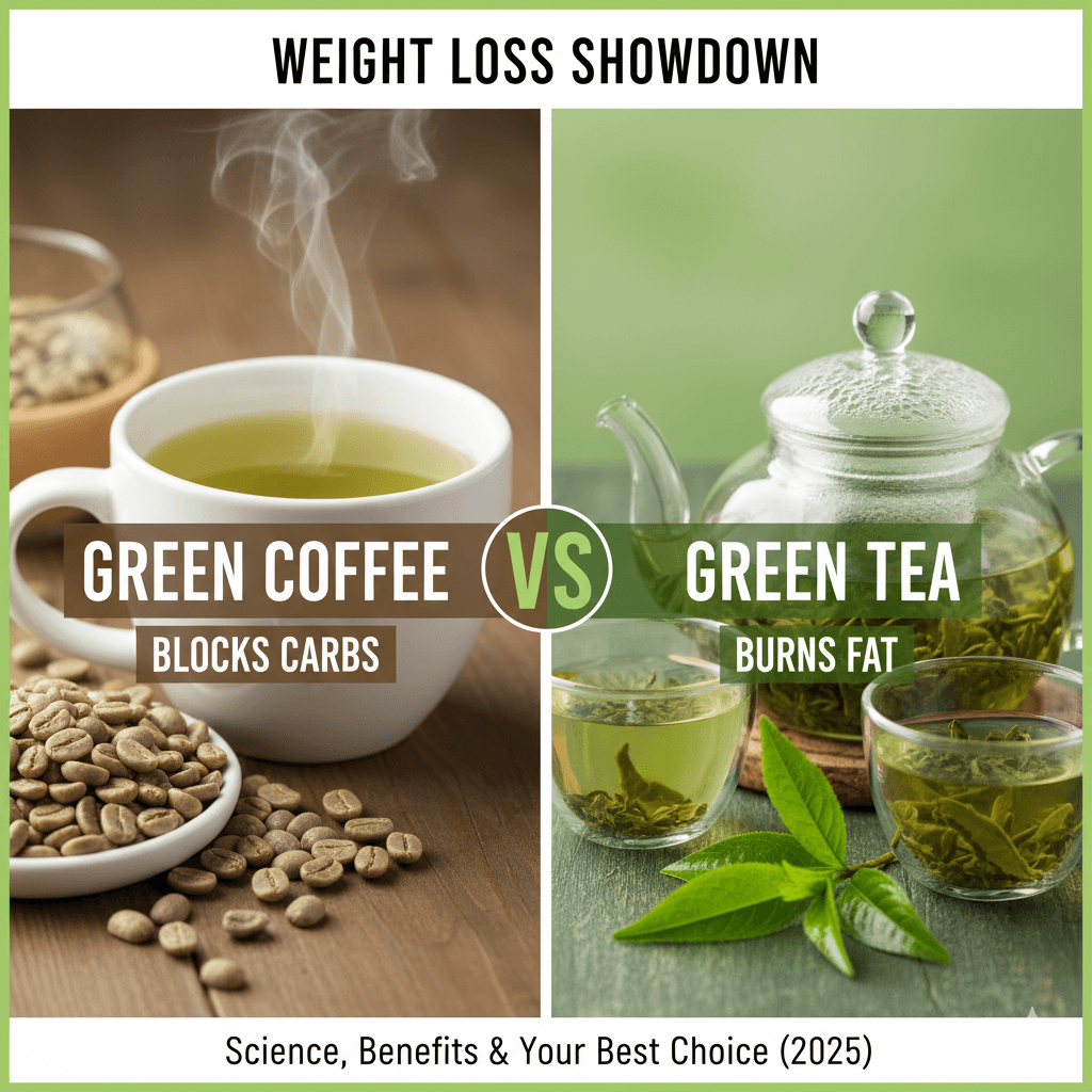 Green Coffee vs. Green Tea for Weight Loss: Which is Actually Better?