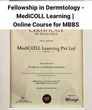 Fellowship in Dermatology by MediCOLL Learning