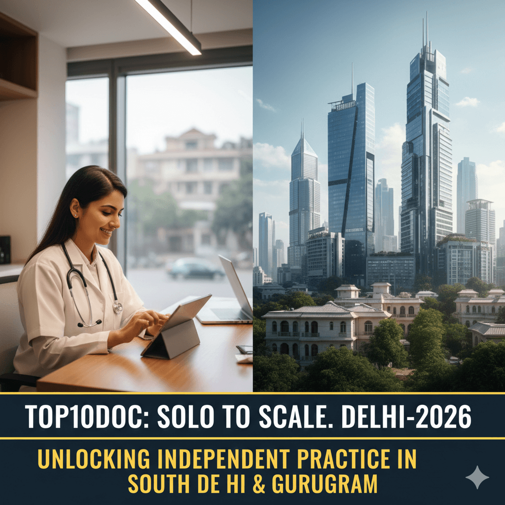 The Independent Doctor’s Blueprint 2026: Dominating South Delhi & Gurugram (Clinic Space on Rent)