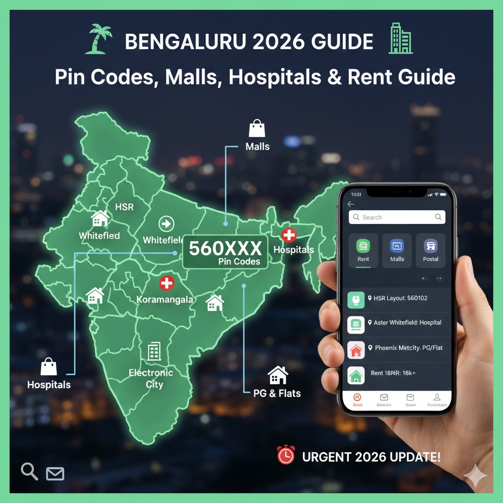 Bengaluru Pin Code & Rental Guide 2026