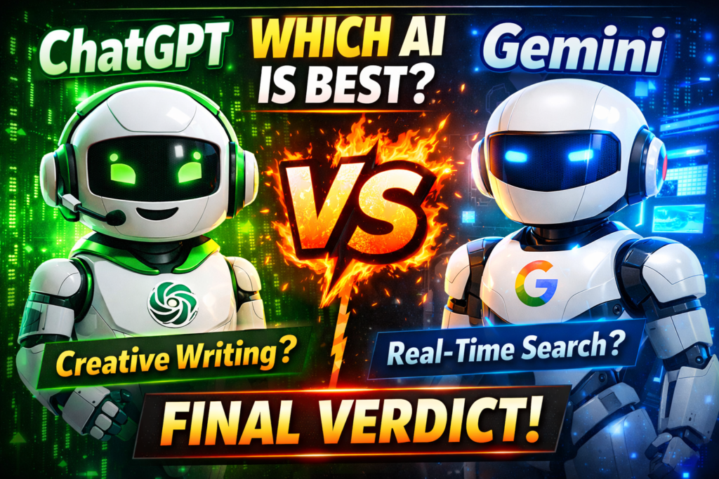 ChatGPT vs Gemini 2026 🔥 Which AI Is ACTUALLY Better