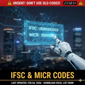 🚨 All Hyderabad Bank IFSC & MICR Codes List: Search HITEC City & Financial District